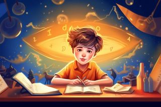 学生晚上复习知识学习背景