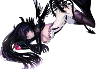 暗黑女孩卡通简笔素材