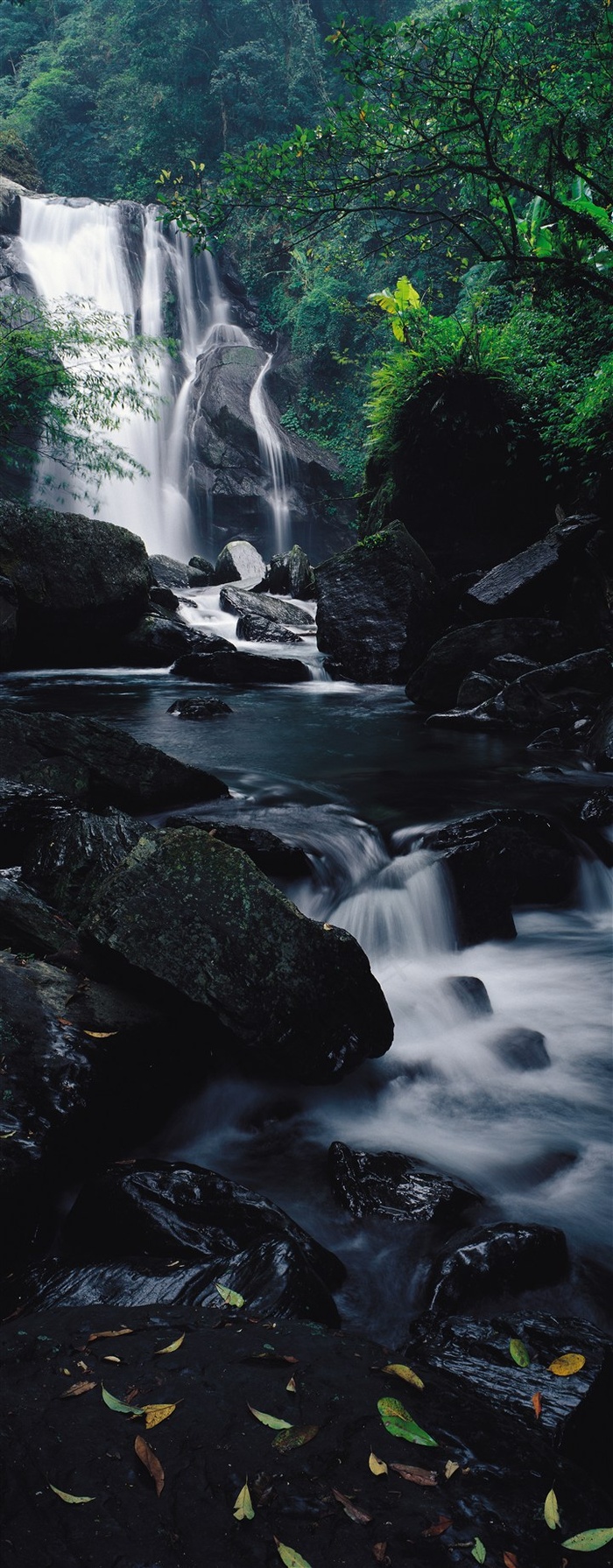 高山流水全景摄影环境贴图