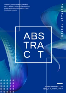 新创意人工智能AI区块链大数据论坛城市科技展板海报PSD素材模板