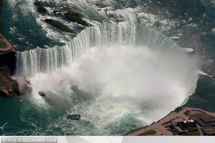 山水瀑布-宏伟的瀑布