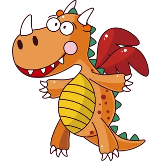 卡通恐龙生日宝宝宴派对素材恐龙派对免扣素材