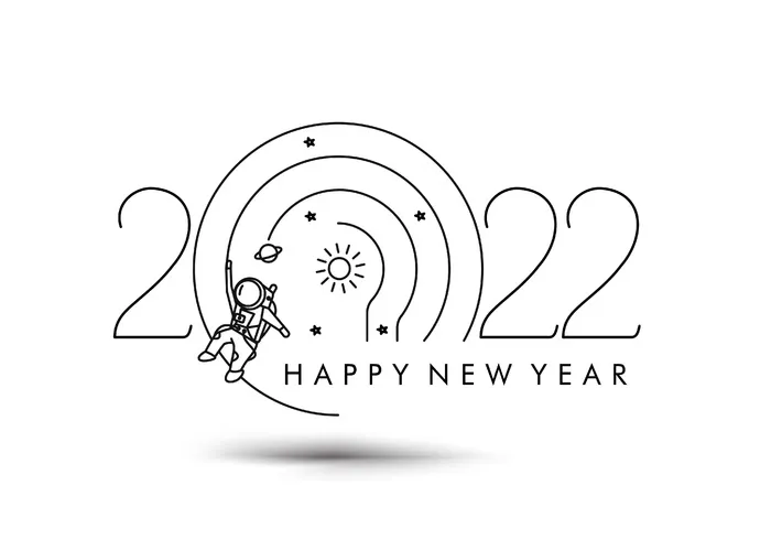 创造设计2022新年素材eps,ai矢量模版下载
