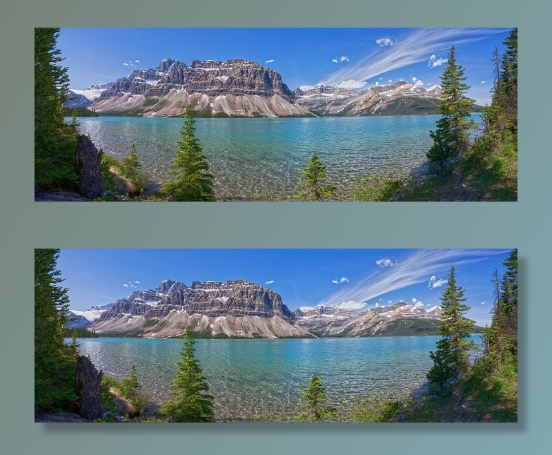 冬天山水背景风景