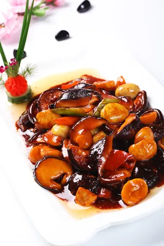 板栗烧香菇