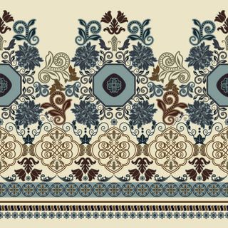 少数民族藏族特色花纹波西米亚风纹理背景图案设计AI矢量图片素材