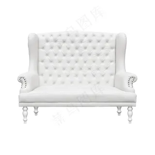 象牙白欧式沙发椅图片