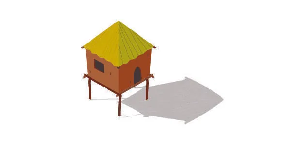 分析图素材图标集合景观建筑立面插画场景AI矢量图形设计eps,ai矢量模版下载