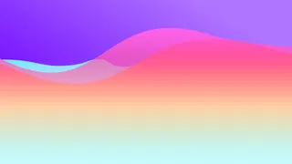 极简剪纸波浪弥散光渐变背景图设计素材