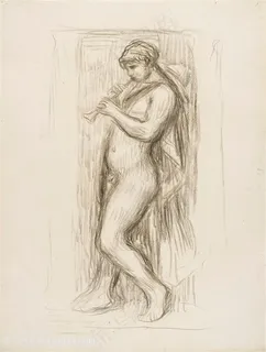 素描裸体女性装饰画