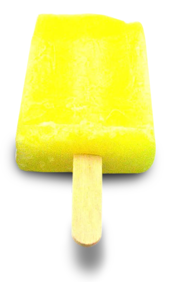 冰棒冰块黄色