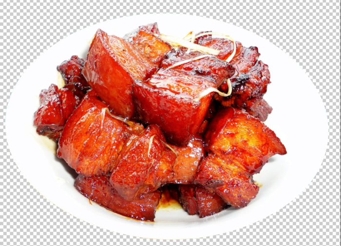 红焖肉块免扣素材