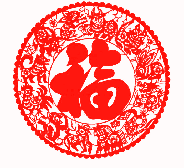 春节剪纸免扣