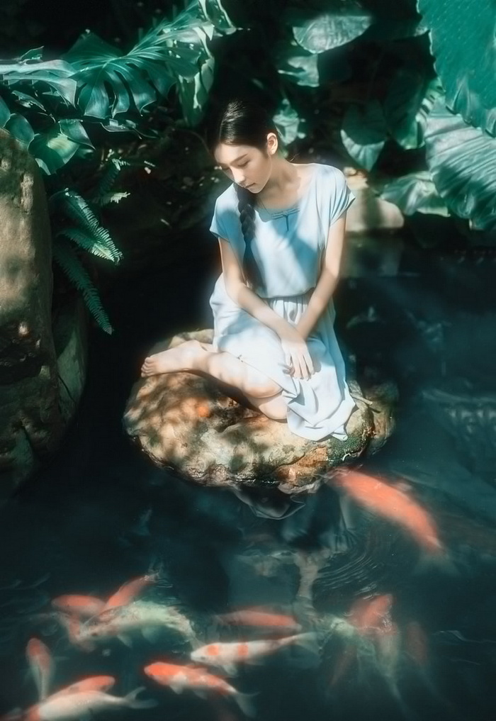 摄影图片人物美女模特照片