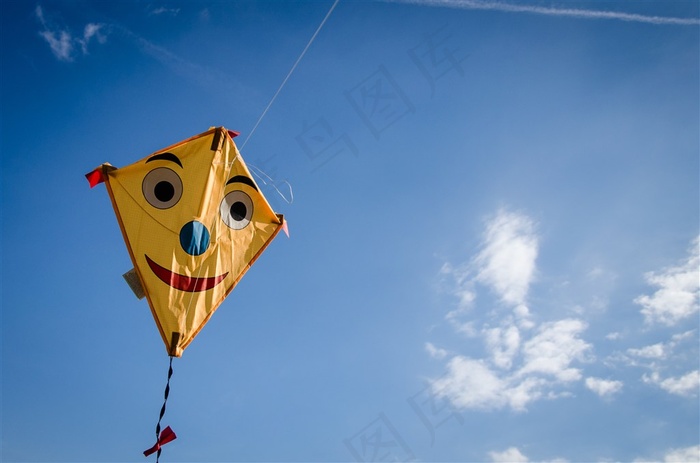 带着笑脸的风筝
