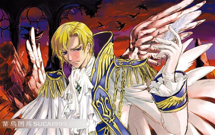 帅气的男孩插画素材