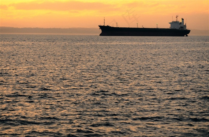 海上货运船只图片素材