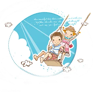 卡通 素材 人物 动画 插图