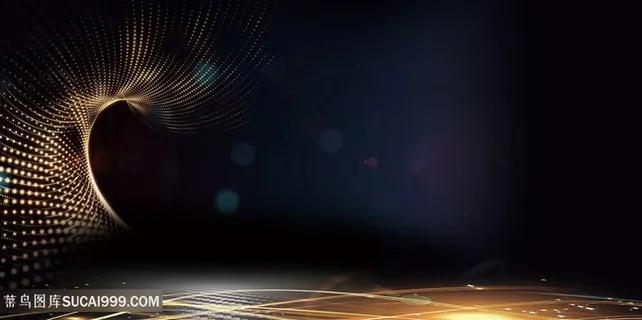 科技背景黑金
