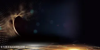 科技背景黑金