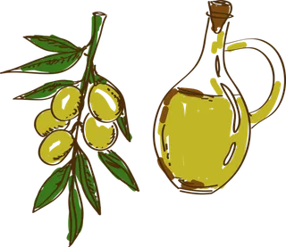 橄榄油卡通