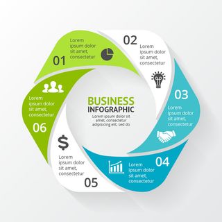 数据图表统计图形分析分类商务会议办公图标PSD模板素材