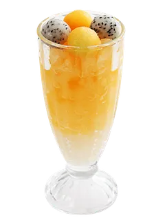 奶茶店水果茶饮品特饮高清图哈密瓜单吊