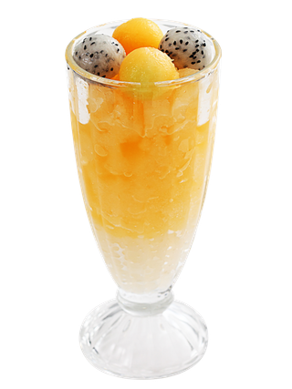 奶茶店水果茶饮品特饮高清图哈密瓜单吊