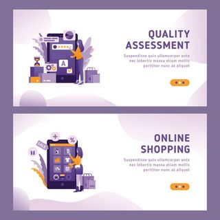 扁平化人物场景办公互联网等距ai矢量设计网页海报UI素材插画