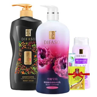 蒂花之秀沐浴洗发套装超市商品白底图免抠实物摄影png格式图片透明底