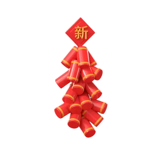 新年元素素材红色喜庆新春兔年