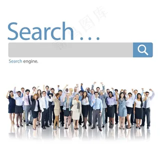 商务网络搜索优化高清素材