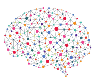 发散思维蓝菊色大脑卡通少儿兴趣班素材