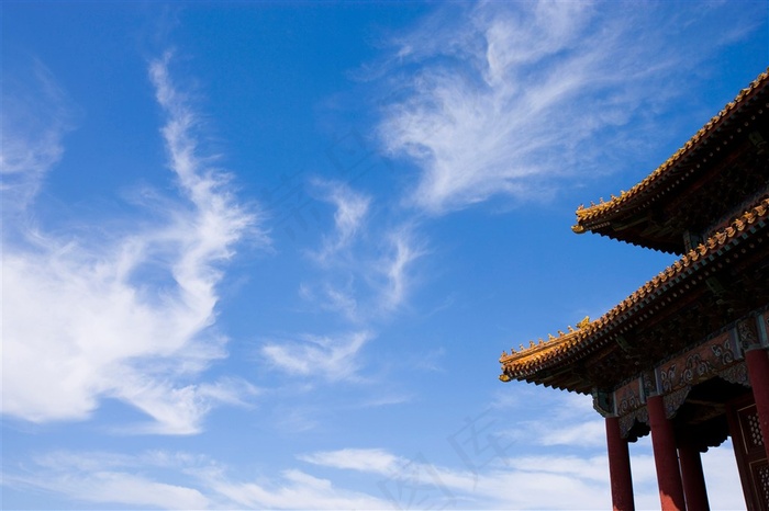 故宫午门古典建筑图片素材