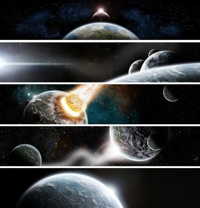五张宇宙星球科技背景高清图片