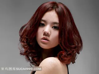 高清梨花头美发素材图片下载