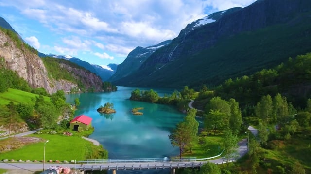 山, 自然, 景观, 云, 水, 旅行, 风景秀丽的