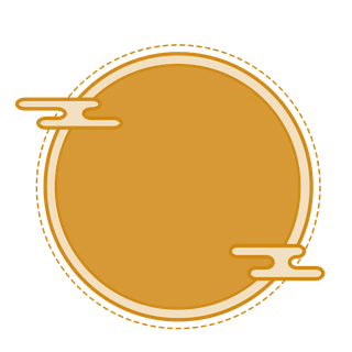 中国风中式传统祥云图案国潮古风边框云纹装饰元素PNG免抠素材图