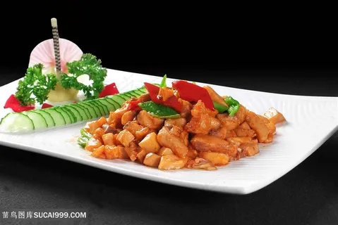 芥辣龙鲤鱼中华美食摄影图 芥辣龙鲤鱼中华美食摄影图