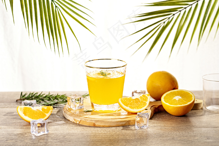 清爽夏日夏天饮品摄影照片