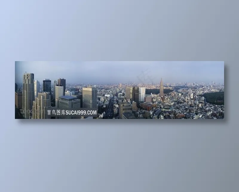 高楼繁华城市城市建筑高架建筑