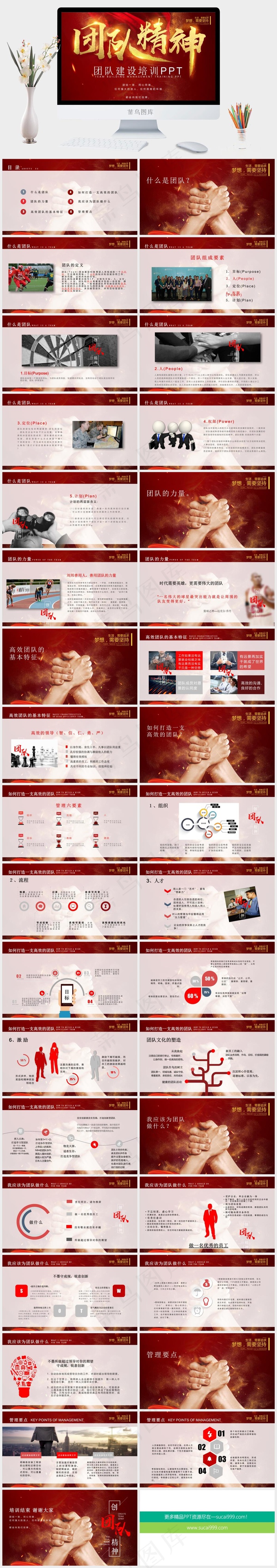 企业文化职场团队合作团队工作建设PPT模板