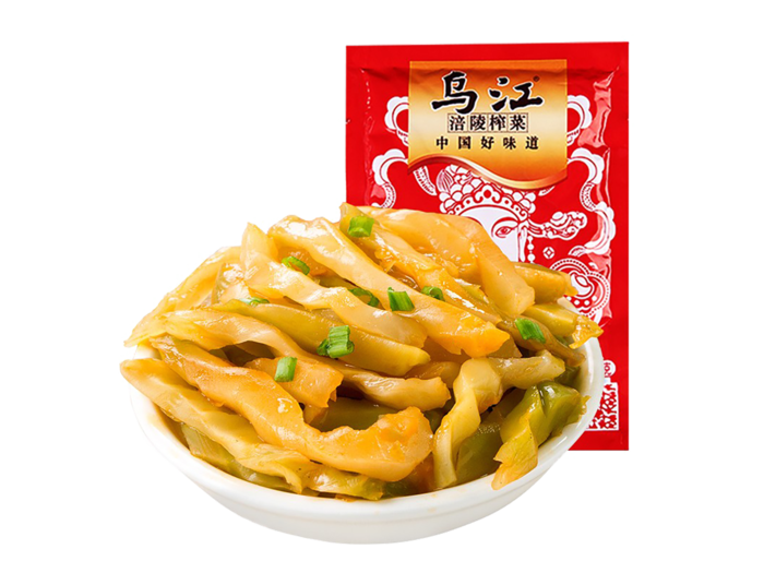 乌江涪陵清爽榨菜超市商品白底图免抠实物摄影png格式图片透明底