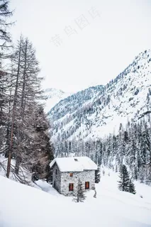 冬季荒山野岭图片