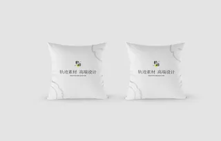 高端文创艺术品牌靠垫VI样机