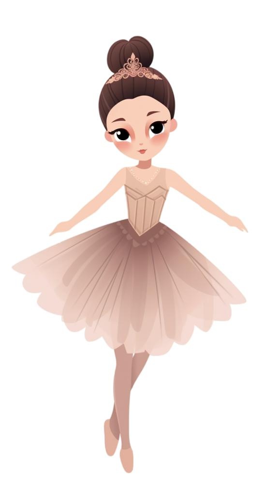 芭蕾舞蹈女孩元素