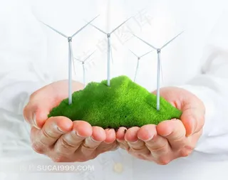 公益图片绿色在我手中