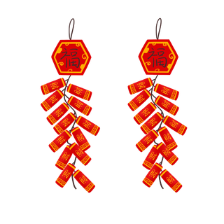 红色烟花爆竹免扣素材