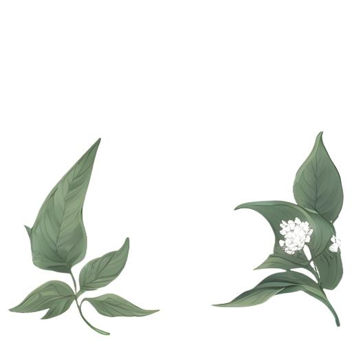 叶子绿叶花草免抠(2048x2048)