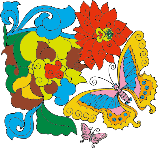 中国吉祥图免扣元素